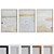 Modern Abstract Picture Frame Set 3D model small image 1