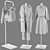 Mannequin Set Vol.004 Corona Render 3D model small image 7