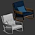 NAP Outdoor Swing Armchair 3D model small image 4