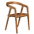 Elegant Lana Dining Chair 3D model small image 2