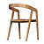 Elegant Lana Dining Chair 3D model small image 3