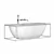 Luxury Freestanding Stone Bath 1700MM 3D model small image 5