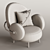 Modern SHELL Armchair 3D Model 3D model small image 4