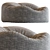 Mid-Century Modern Bean Bag N_1 3D model small image 2