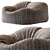 Mid-Century Modern Bean Bag N_1 3D model small image 3