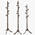 Stylish 8-Hook Coat Rack 3D model small image 3