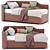 Matelasse Bed 03: Contemporary Design 3D model small image 4