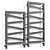 Modern Steel Towel Warmer Product 3D model small image 1