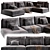 Corona Vray Sofa Model Render 3D model small image 1