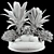 Plant Collection Decor Set 3D model small image 7