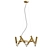 ECLIP SL1236 Pendant Chandelier Gold 3D model small image 4