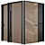 Contemporary Door Collection, Set 72 3D model small image 4