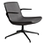 Elegant Dorigo Design Lounge Chair 3D model small image 2