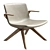 Elegant Dorigo Design Lounge Chair 3D model small image 8