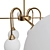 Nordic 8-Head Gold Chandelier 3D model small image 2