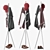  7-Hook Coat Rack Stand 3D model small image 2