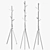  7-Hook Coat Rack Stand 3D model small image 3