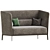 Elegant and Contemporary Camden Sofa 3D model small image 1