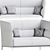 Elegant and Contemporary Camden Sofa 3D model small image 6