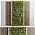 Indoor Vertical Garden Wooden Frame 3D model small image 2