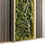 Indoor Vertical Garden Wooden Frame 3D model small image 4