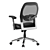 Luxury Leather Office Swivel Chair 3D model small image 4