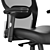 Luxury Leather Office Swivel Chair 3D model small image 5