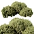 Grass Topiary Ball Plant 111 3D model small image 1