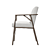 Elegant Antico Dining Chair 3D 3D model small image 3