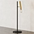 ST Luce Bedside Lamp Eclips - Black-Gold 3D model small image 6