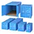 Railway containers models, RAL 5012. 3D model small image 2