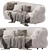 Modern Ditre Italia Clip Sofa 3D model small image 1