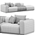 Modern MAHÈ Sofa Design 3D model small image 4