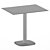 Gable Bistro Table Set Outdoor 3D model small image 3