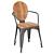 Modern Melita Dining Chair 3D model small image 1