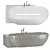 Luxury Bathtub Set with Variations 3D model small image 4