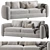 Scandinavian Style Oslo Sofa 2014 3D model small image 1