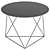 Modern Octahedron Side Table, 430mm 3D model small image 3