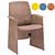 Elegant Downtown Conference Chair 3D model small image 1