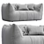 Modern Italian Design Sofa Set 3D model small image 2