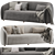 Fresno Sofa 2014 Model Kit 3D model small image 3