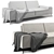 Cozy Ron Sofa: Modern Comfort 3D model small image 4