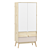 Leslie 2 Swing Wardrobe, Color Options 3D model small image 4