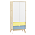 Leslie 2 Swing Wardrobe, Color Options 3D model small image 5