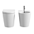 Valdama IL Rimless Toilet - Modern Efficiency 3D model small image 2