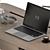 Executive Desk - Modern Workstation 3D model small image 6