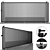 Stainless Steel Slider Gate - Black 3D model small image 1