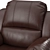 Luxury Modena Vegan Leather Recliner 3D model small image 6