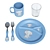 Kids' 3-Color Plastic Tableware Set 3D model small image 12