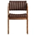 Premium Wood Sliced Leather Chair 3D model small image 2